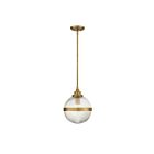 Savoy House Meridian  M70100NB 1-Lights 60W Natural Brass Mini Pendant