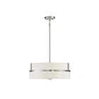 Savoy House Meridian M70102BN 4-Lights 240W Brushed Nickel Pendant
