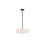 Savoy House Meridian M70109MBK 3-Lights 180W Matte Black Pendant