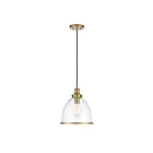 Savoy House Meridian  M70119NB 1-Lights 60W Natural Brass Pendant