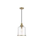 Savoy House Meridian  M70120NB 1-Lights 60W Natural Brass Pendant
