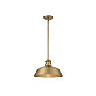 Savoy House Meridian  M7021NB 1-Lights 60W Natural Brass Pendant
