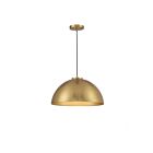 Savoy House Meridian  M7024NB 1-Lights 60W Natural Brass Pendant