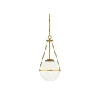 Savoy House Meridian  M7025NB 1-Lights 60W Natural Brass Pendant