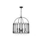 Savoy House Meridian  M7029MBK 4-Lights 240W Matte Black Pendant