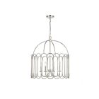 Savoy House Meridian M7029PN 4-Lights 240W Polished Nickel Pendant