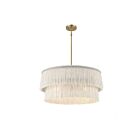 Savoy House Meridian  M7037NFR 5-Lights 300W Natural Brass Pendant