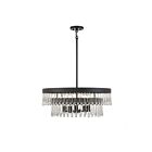 Savoy House Meridian  M7038MBK 6-Lights 360W Matte Black Pendant