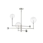 Savoy House Meridian M100100BN 3-Lights 6W Brushed Nickel Chandelier