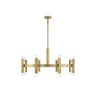 Savoy House Meridian M100103NB 16-Lights 960W Natural Brass Chandelier