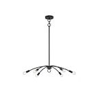 Savoy House Meridian M100116MBK 6-Lights 360W Matte Black Chandelier
