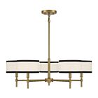 Savoy House Meridian M10011NB 5-Lights 300W Natural Brass Chandelier