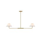 Savoy House Meridian M100122NB 2-Lights 120W Natural Brass Chandelier