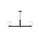 Savoy House M100124MBK 2-Lights 120W Matte Black Chandelier