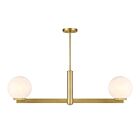 Savoy House M100124NB 2-Lights 120W Natural Brass Chandelier