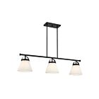 Savoy House M100125MBK 3-Lights 180W Matte Black Chandelier