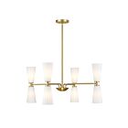 Savoy House M100126NB 8-Lights 480W Natural Brass Chandelier