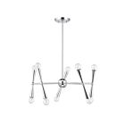 Savoy House M100128CH 10-Lights 600W Chrome Chandelier