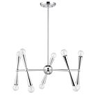 Savoy House M100128CH 10-Lights 600W Chrome Chandelier