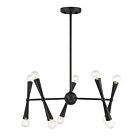 Savoy House M100128MBK 10-Lights 600W Matte Black Chandelier