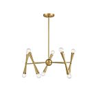 Savoy House M100128NB 10-Lights 600W Natural Brass Chandelier