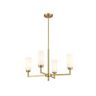 Savoy House M100129NB 4-Lights 240W Natural Brass Chandelier