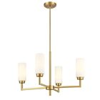 Savoy House M100129NB 4-Lights 240W Natural Brass Chandelier