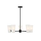 Savoy House M100130MBK 4-Lights 240W Matte Black Chandelier