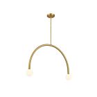 Savoy House M100132NB 2-Lights 7W Natural Brass Chandelier