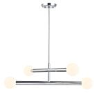 Savoy House M100133CH 4-Lights 14W Chrome Chandelier