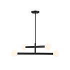 Savoy House M100133MBK 4-Lights 14W Matte Black Chandelier