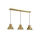 Savoy House M100134NB 3-Lights 180W Natural Brass Chandelier