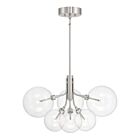 Savoy House M100135BN 6-Lights 12W Brushed Nickel Chandelier