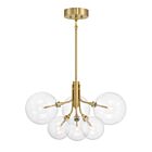 Savoy House M100135NB 6-Lights 12W Natural Brass Chandelier