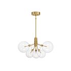 Savoy House M100135NB 6-Lights 12W Natural Brass Chandelier