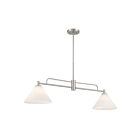 Savoy House M100136BN 2-Lights 120W Brushed Nickel Chandelier