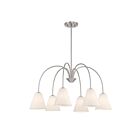 Savoy House M100138BN 6-Lights 360W Brushed Nickel Chandelier