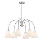 Savoy House M100138BN 6-Lights 360W Brushed Nickel Chandelier