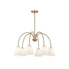 Savoy House M100138NB 6-Lights 360W Natural Brass Chandelier