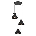 Savoy House M100139MBK 3-Lights 180W Matte Black Chandelier