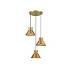 Savoy House M100139NB 3-Lights 180W Natural Brass Chandelier