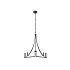 Savoy House M100141MBK 4-Lights 240W Matte Black Chandelier