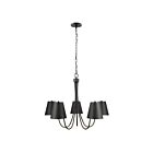 Savoy House M100142MBK 5-Lights 300W Matte Black Chandelier