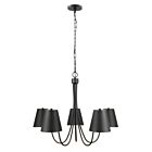 Savoy House M100142MBK 5-Lights 300W Matte Black Chandelier