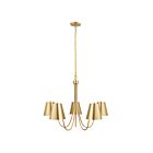 Savoy House M100142NB 5-Lights 300W Natural Brass Chandelier