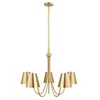 Savoy House M100142NB 5-Lights 300W Natural Brass Chandelier