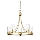 Savoy House Meridian M10018NB 5-Lights 300W Natural Brass Chandelier