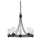 Savoy House Meridian M10018ORB 5-Lights 300W Oil Rubbed Bronze Chandelier
