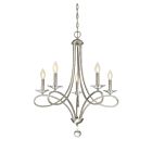 Savoy House Meridian M10028BN 5-Lights 300W Brushed Nickel Chandelier