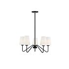Savoy House Meridian M10060MBK 5-Lights 300W Matte Black Chandelier